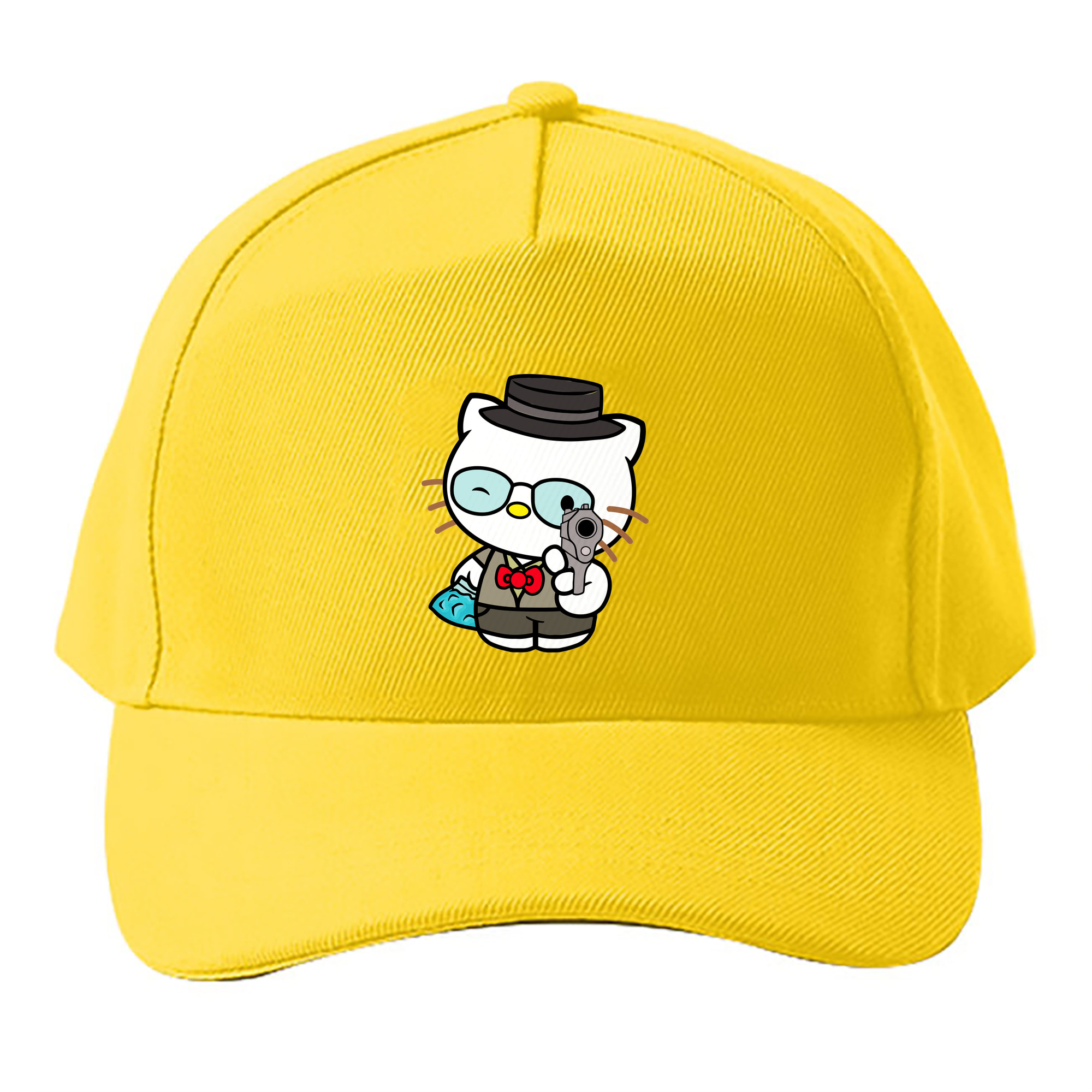 （画像用） Hello Kitty ハローキティ ベースボールキャップ 綿100％ 男女兼用 帽子 スポーツ